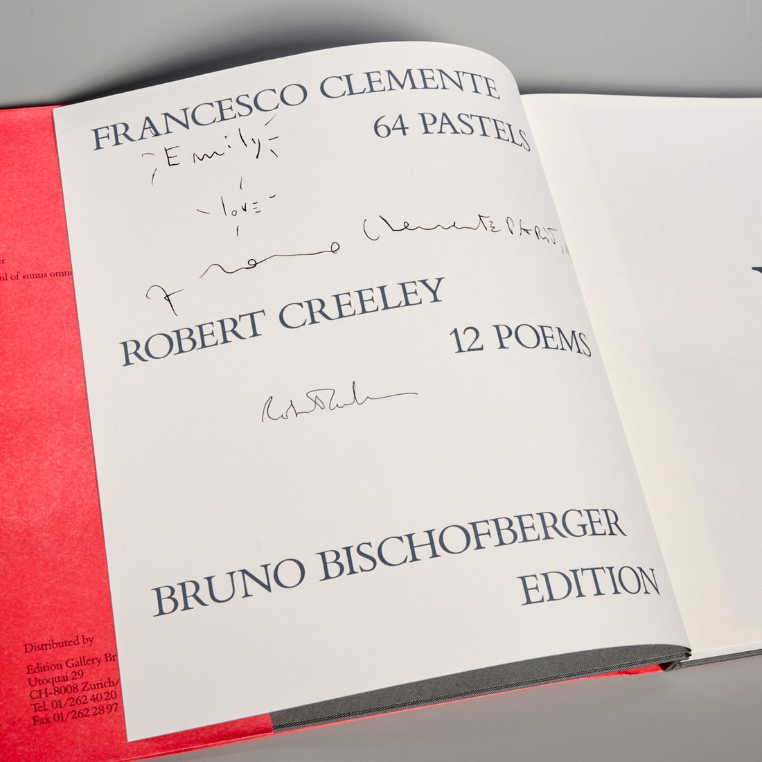 Clemente and Creeley, "IT", signed - 2