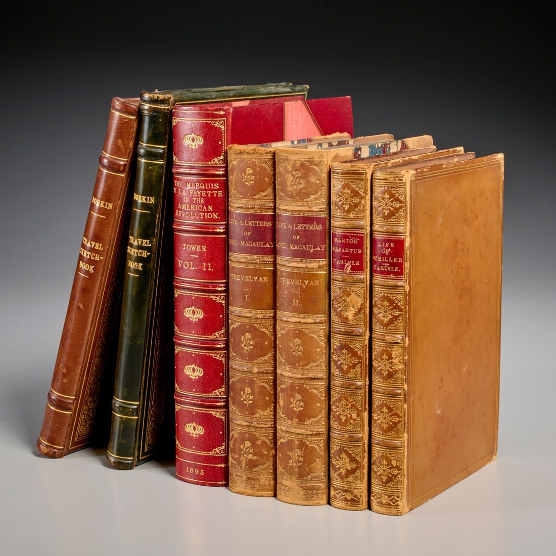 (7) Vols., leather bindings (1 of 7)