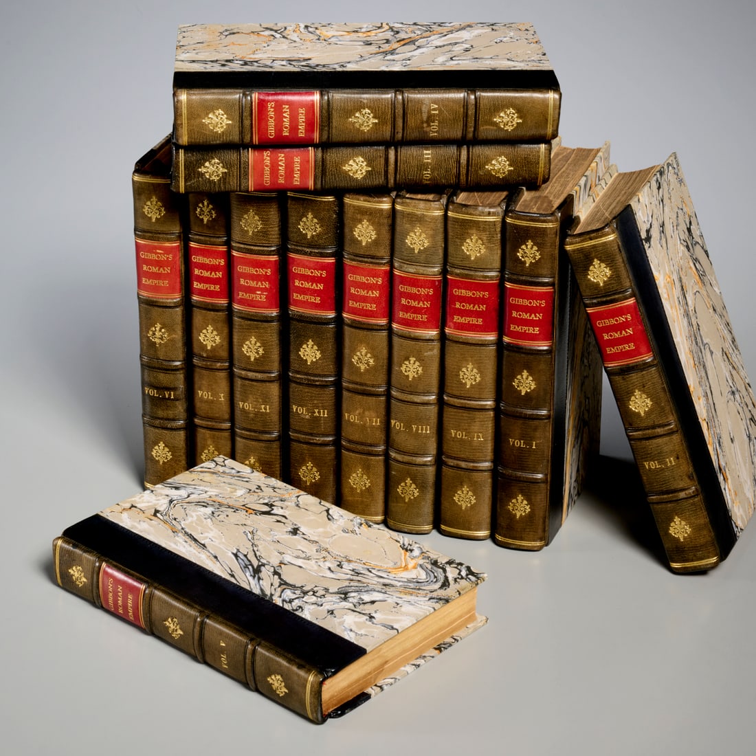 Gibbon's Roman Empire, (12) vols., 1802 (1 of 4)