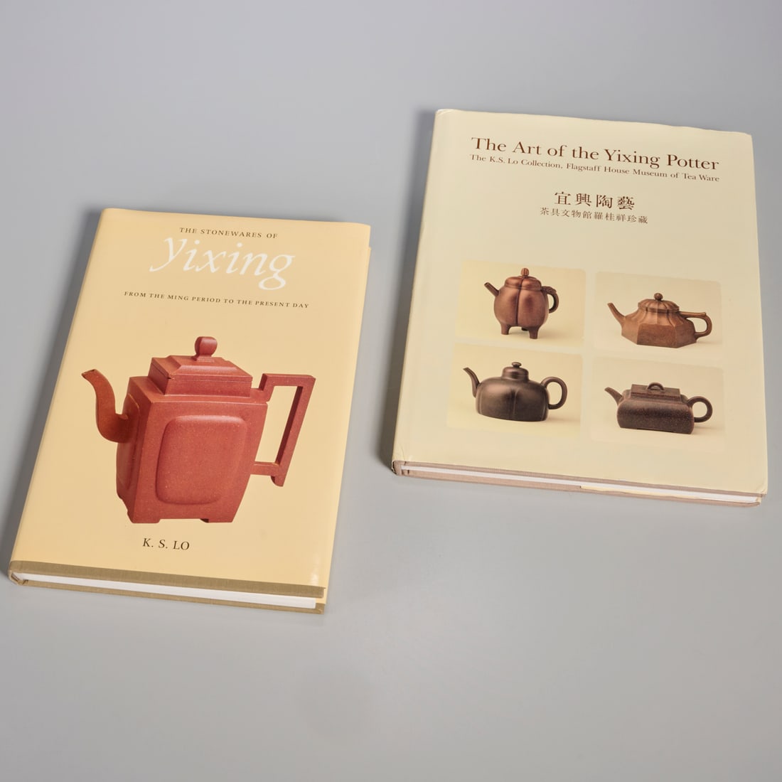 Chinese Yixing stoneware, (2) volumes: Chinese Yixing stoneware, (2) volumes, K. S. Lo. The Stonewares of Yixing from the Ming Period to the Present Day. Sotheby's/Hong Kong Univ., 1986; The Art of the Yixing Potter: with, The K. S. Lo Col