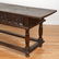 Continental Baroque carved oak and walnut table - 2