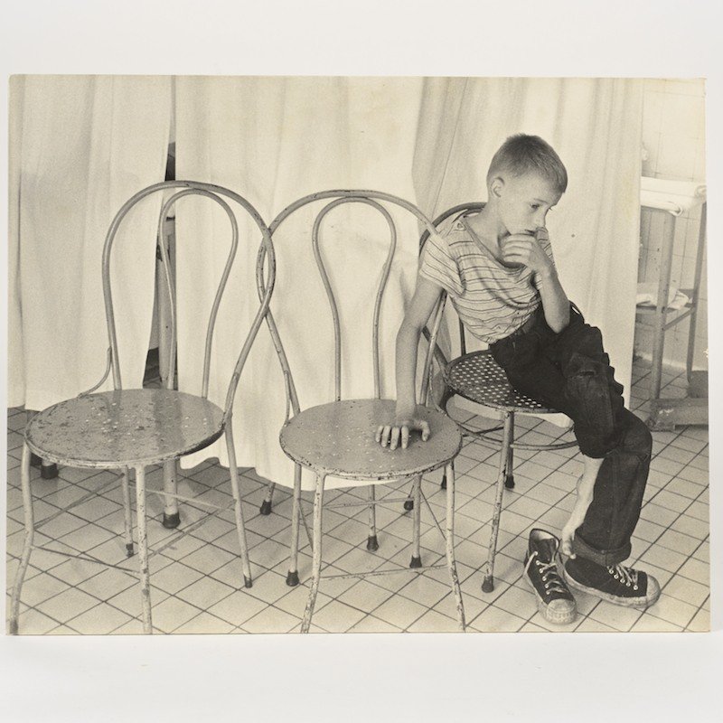 Esther Bubley (1921-1998), photograph: Esther Bubley (1921-1998), photograph, "St. Luke's Clinic", gelatin silver print, stamped signature and typed text label on verso, 15" x 19.5"