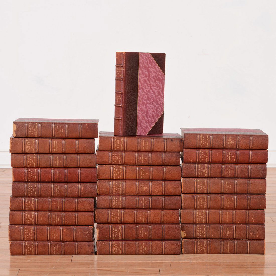 Books: James, Henry. Novels & Tales: Books: James, Henry. Novels & Tales, James, Henry. The Novels and Tales. New York: Charles Scribner's Sons, 1907-17. (26) volumes, 8vo., three-quarter deep red morocco Provenance: from the Estate of E