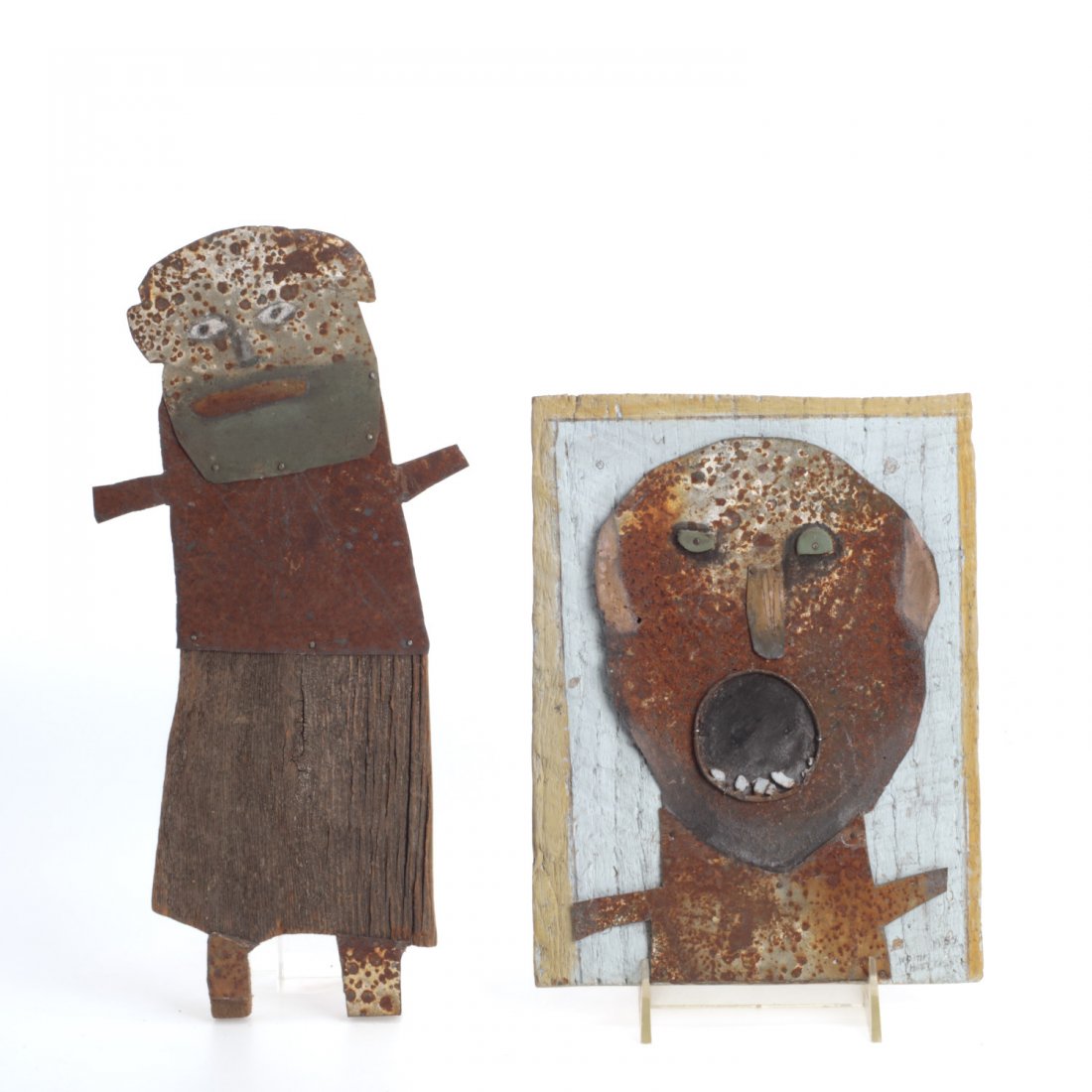 Judith Hoyt, (2) mixed media works (1 of 6)