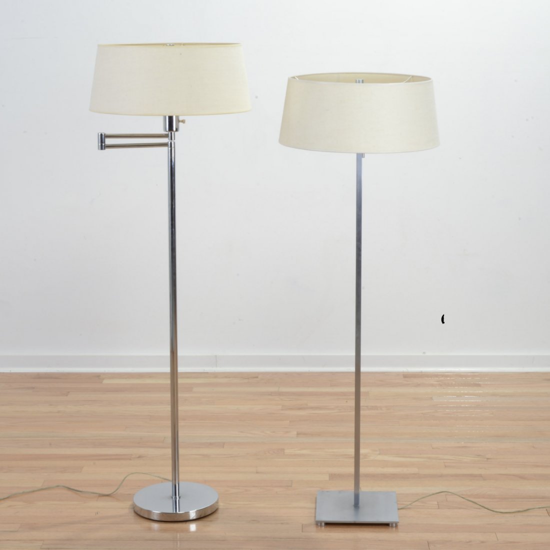 (2) Hansen, NY steel floor lamps (1 of 6)