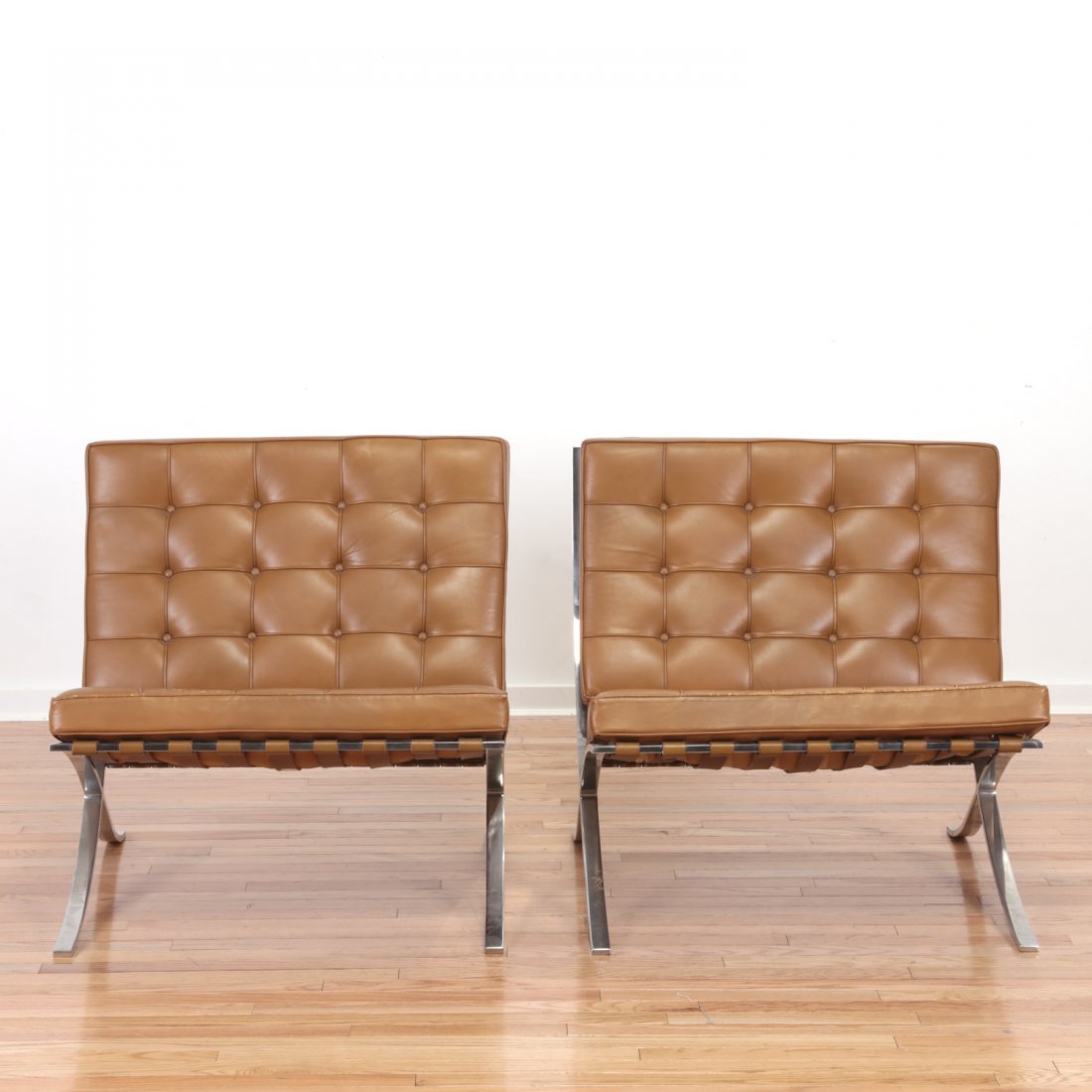 Pr. Mies Van Der Rohe for Knoll "Barcelona" chairs (1 of 7)