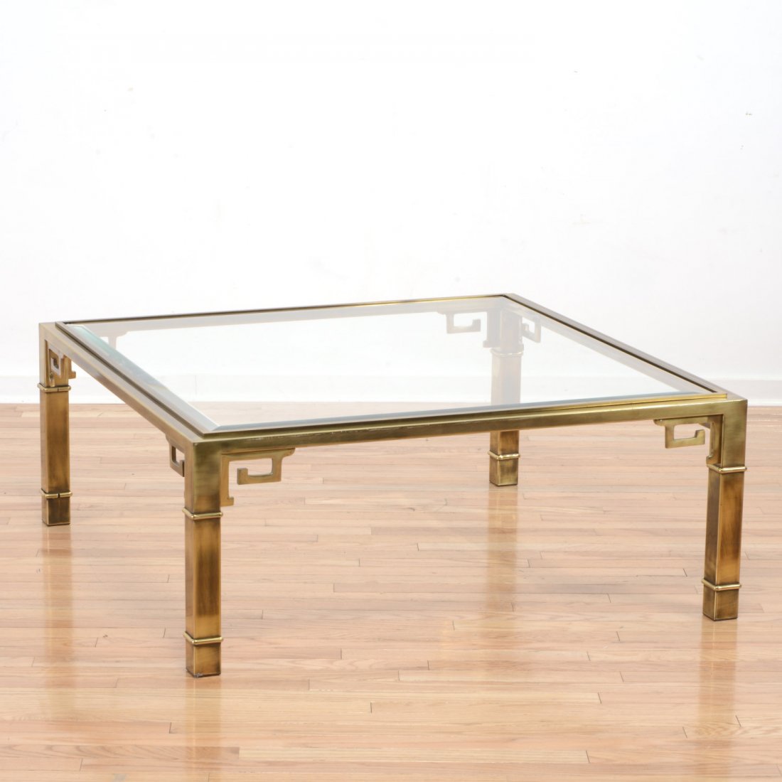 Mastercraft brass Chinese style coffee table (1 of 4)
