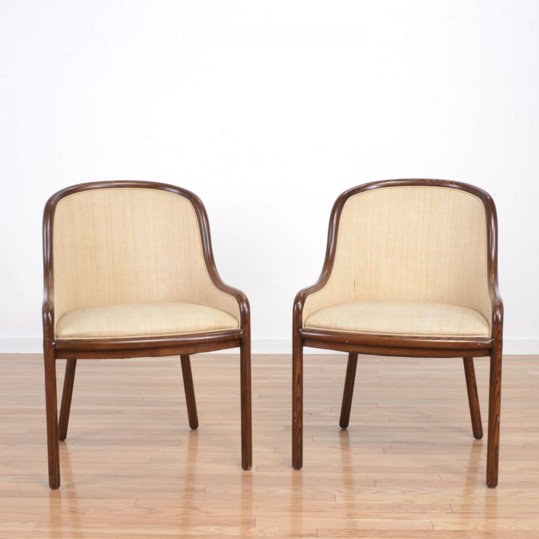 Pair Ward Bennett for Brickel bentwood side chairs (1 of 5)