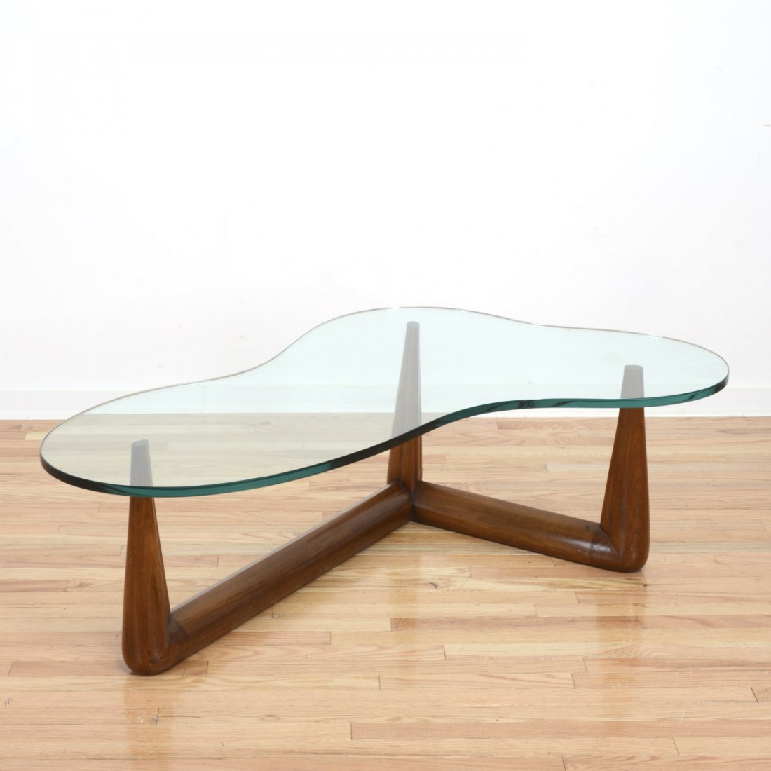 Robsjohn-Gibbings Widdicomb walnut coffee table (1 of 6)