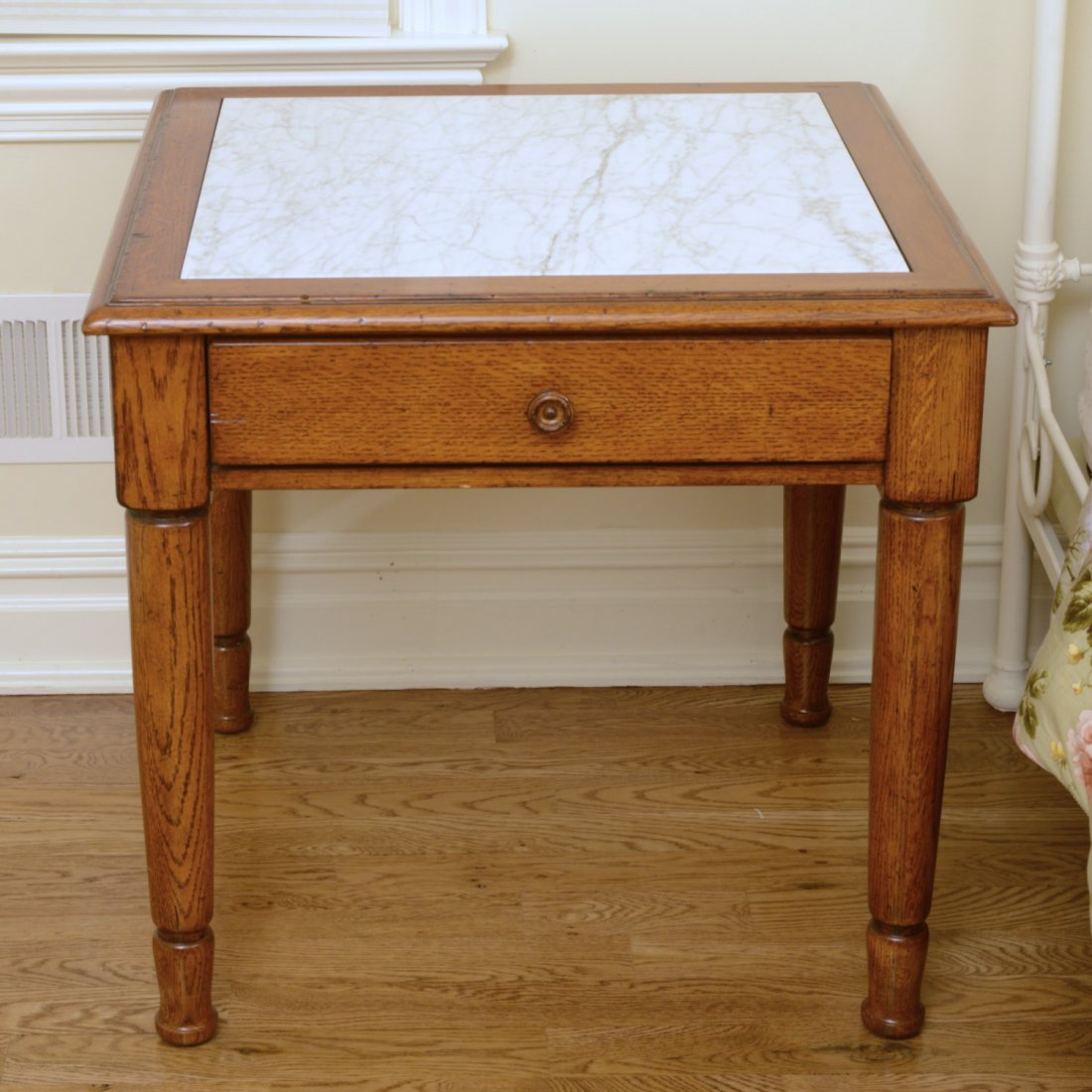 Ralph Lauren oak side table (1 of 5)