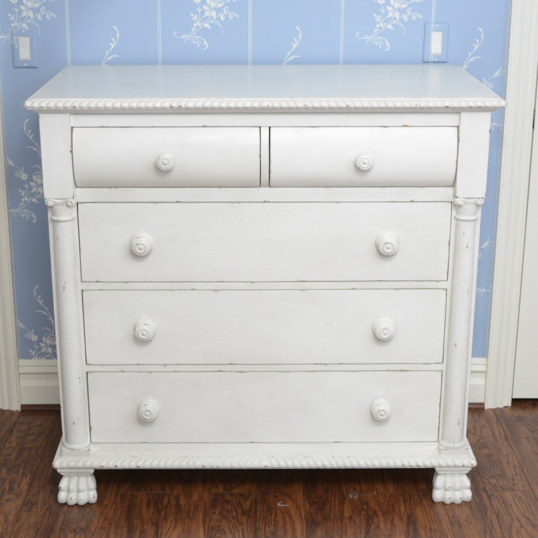 Ralph Lauren white painted chest of drawers (1 of 4)
