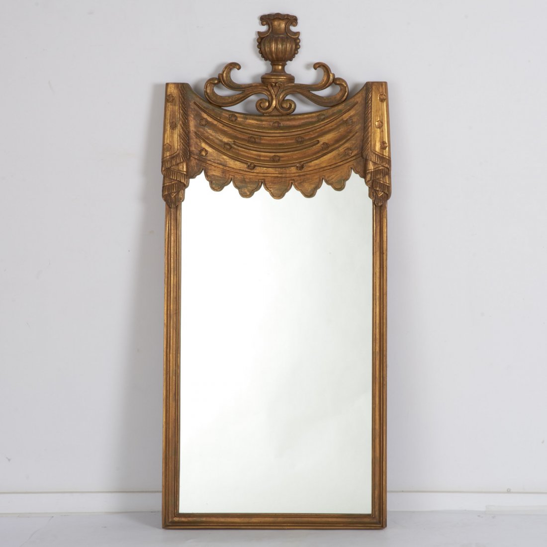 Grosfeld House Hollywood Regency gilt wood mirror (1 of 3)