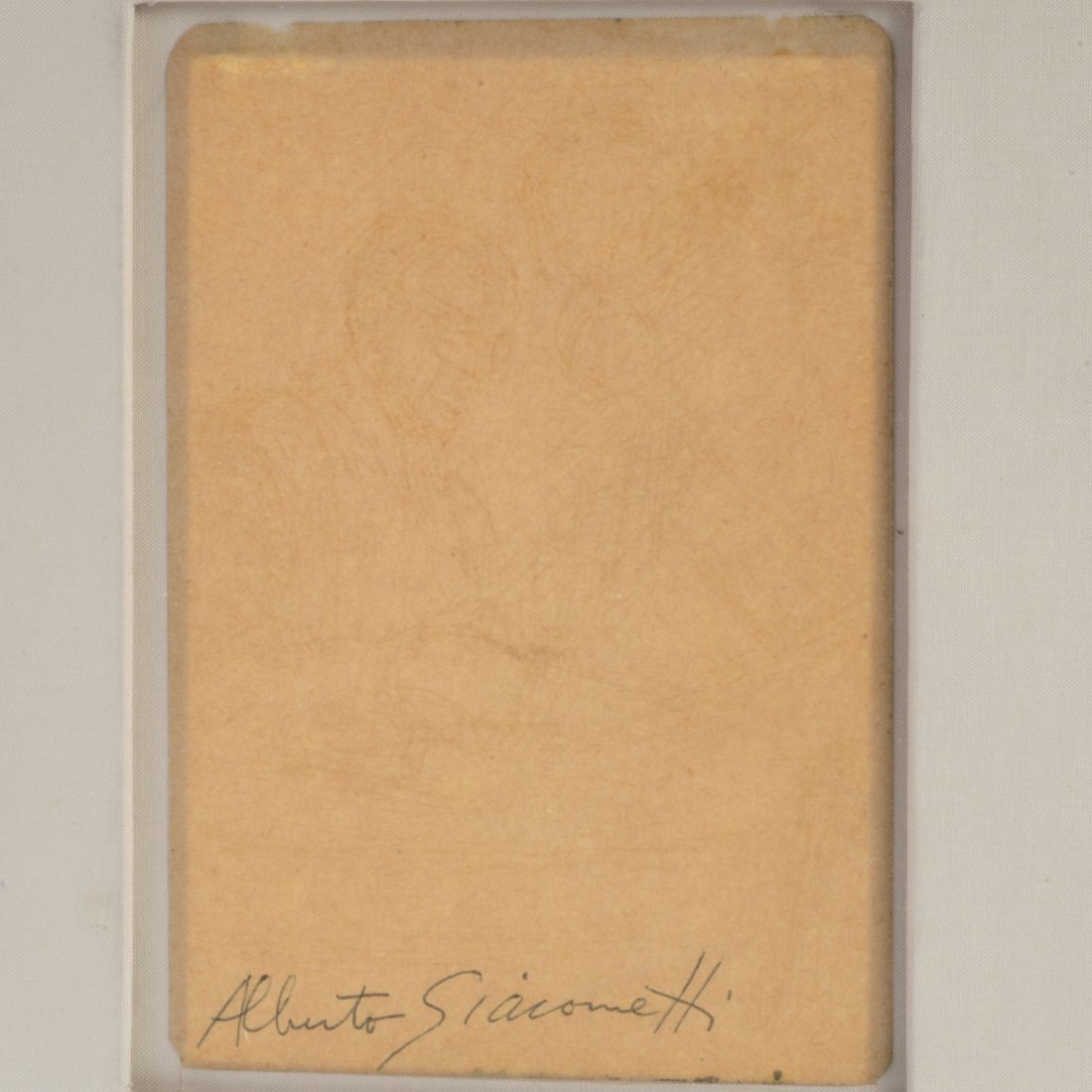 Attrib. to Alberto Giacometti, double-side drawing (1 of 6)