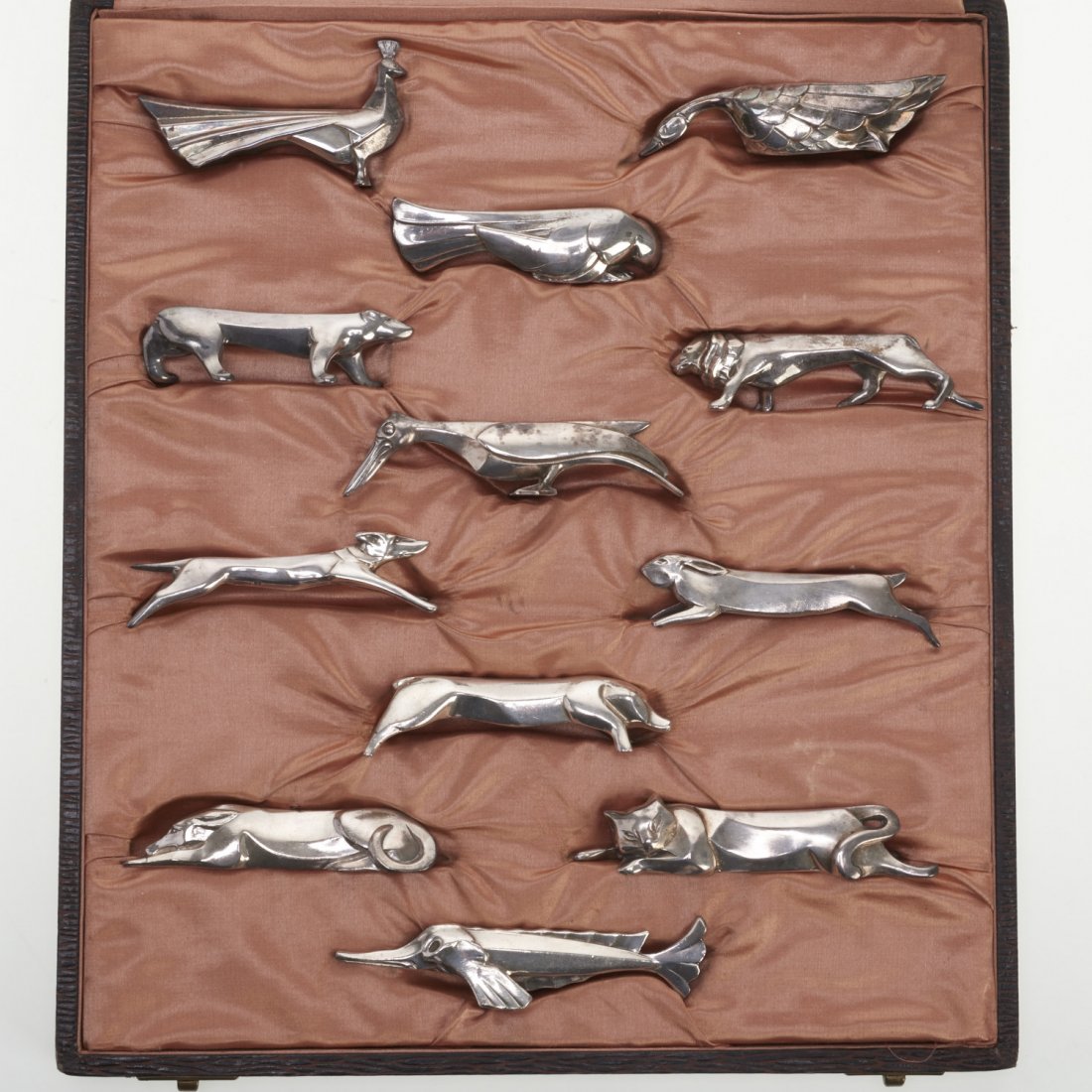 Set (12) Christophle Gallia animal knife rests (1 of 7)