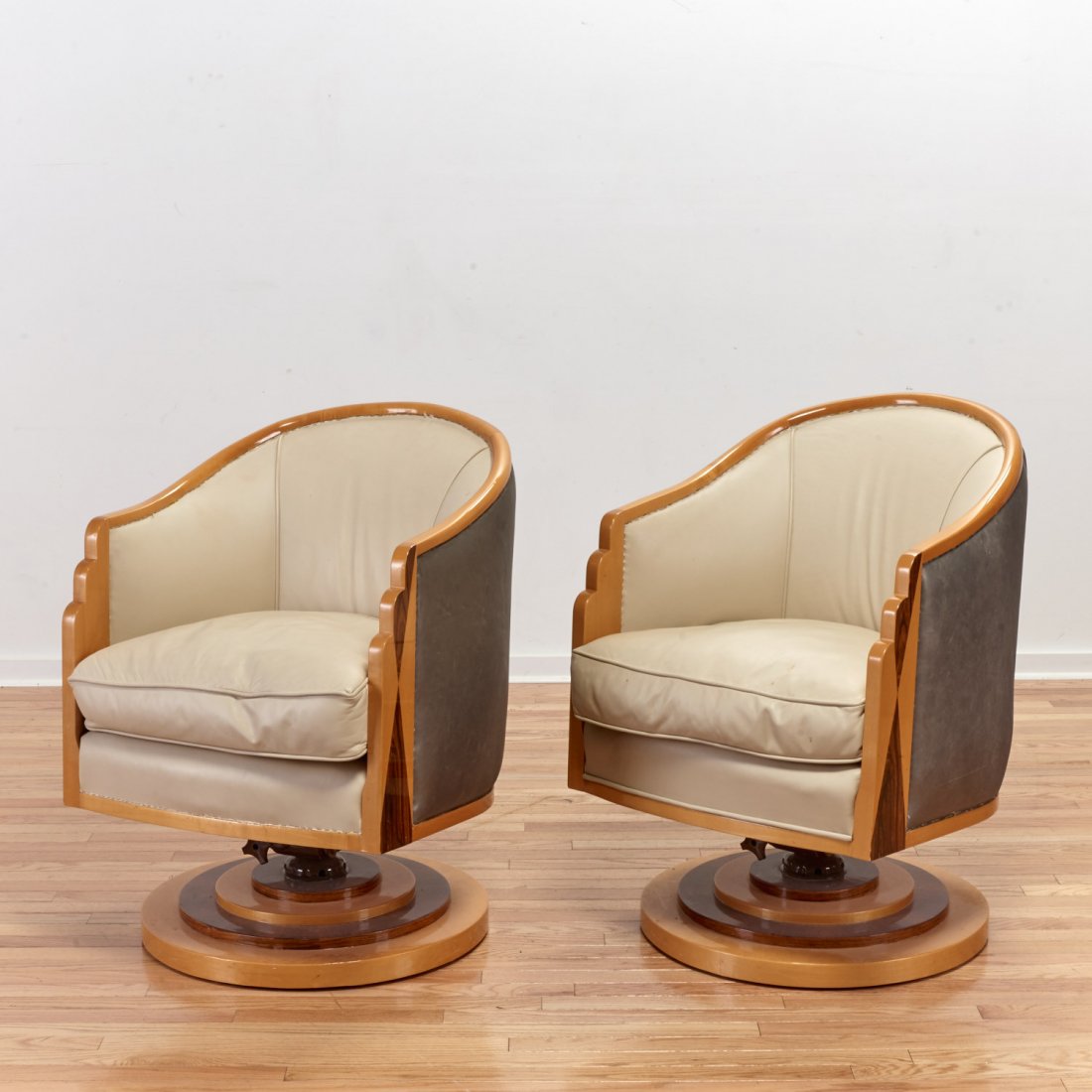 Pr Manner of Jules Leleu captain's chairs (1 of 7)