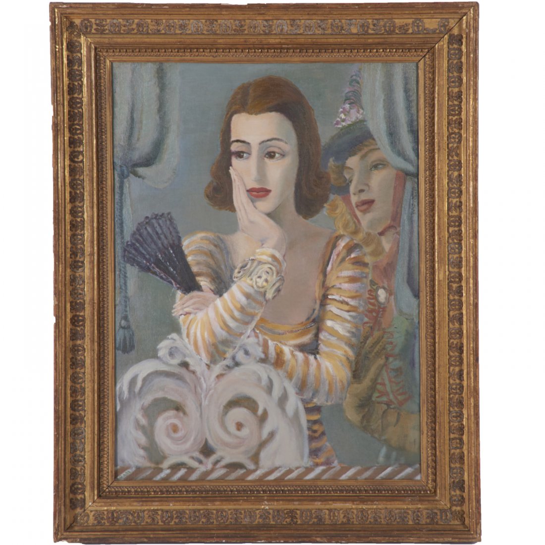 Attributed to Karin van Leyden, painting (1 of 6)