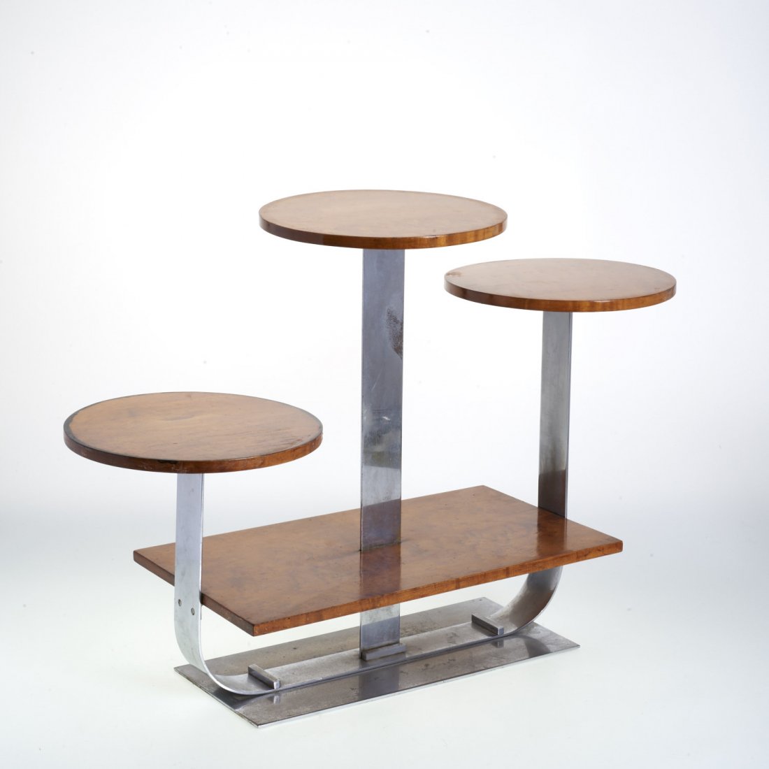 Attrib. to Donald Deskey, Deco table/stand (1 of 5)