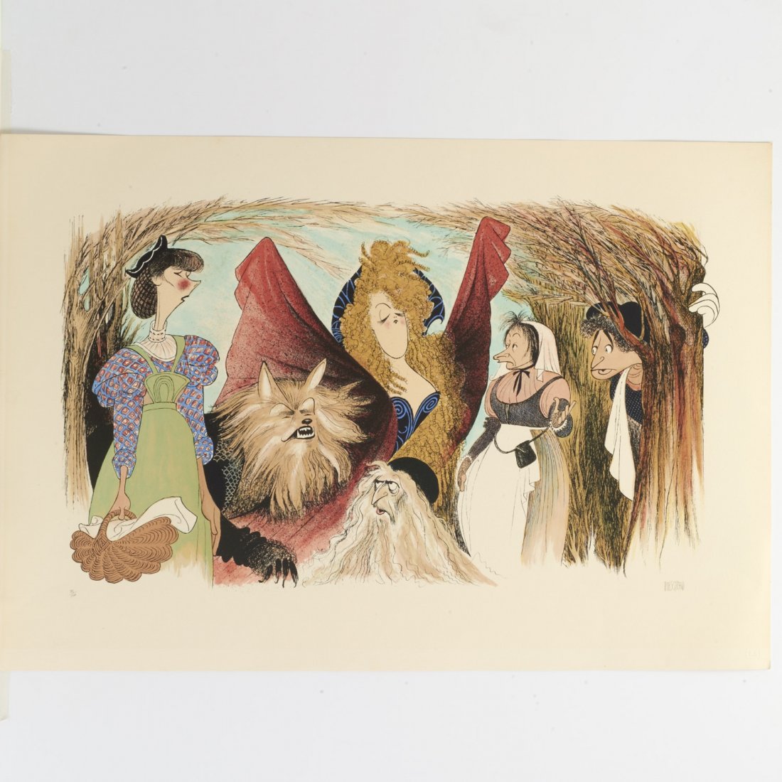 Al Hirschfeld, lithograph (1 of 6)