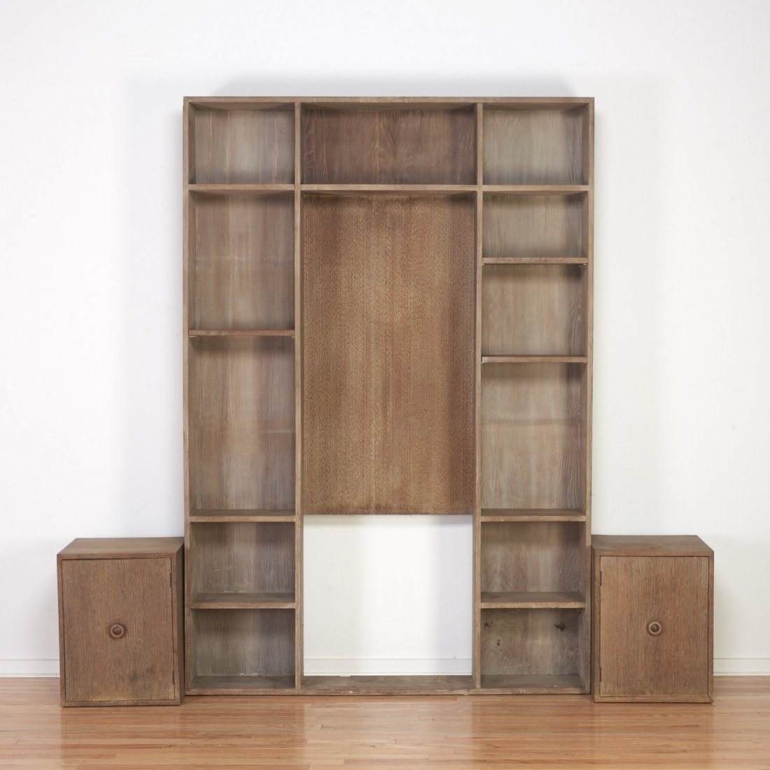 James Mont large cerused oak wall unit (1 of 8)
