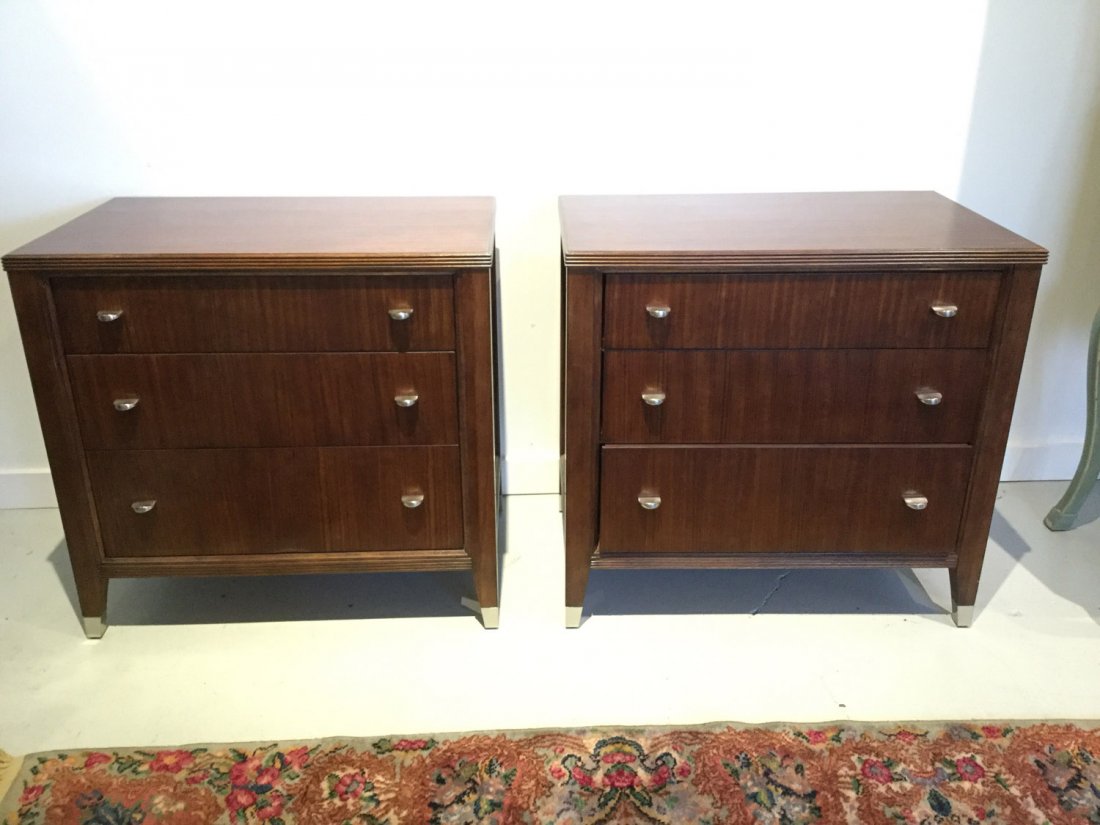 Pair French Moderne style chests (1 of 3)