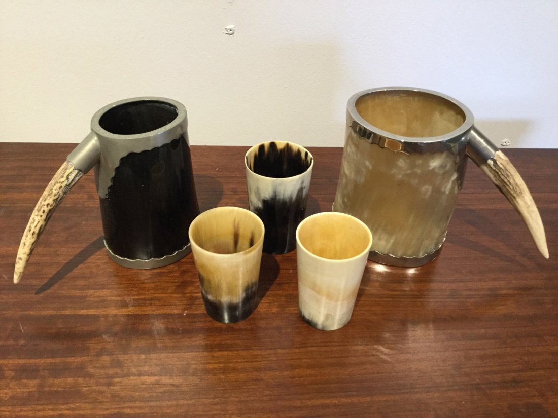 Group (5) Scottish horn vessels (1 of 4)