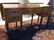 Early Baker leather top mahogany desk