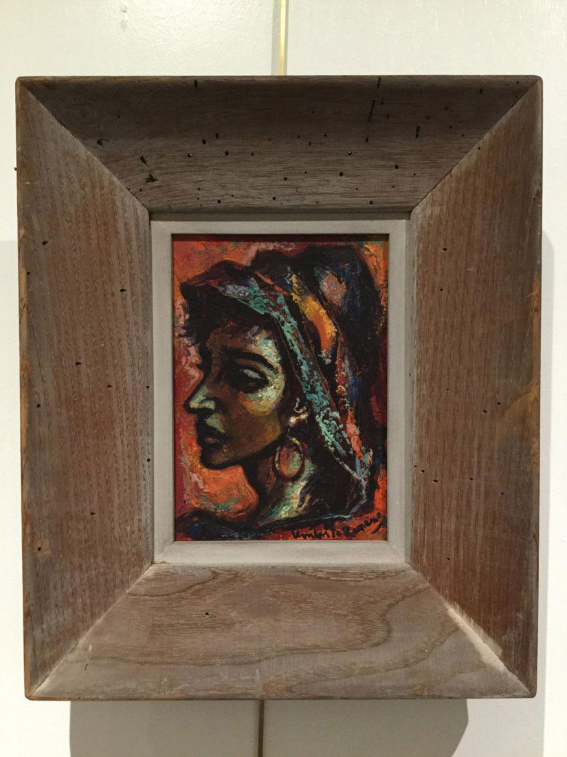 Umberto Romano, oil on board (1 of 4)