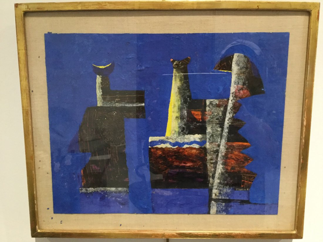 Joseph Glasco, painting on board (1 of 4)