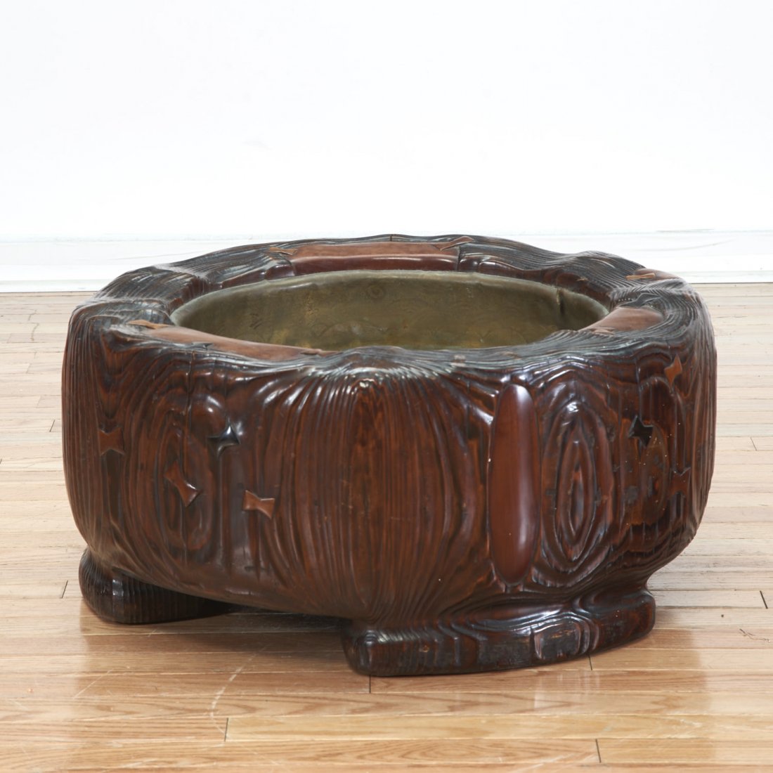 Japanese Wabi Sabi mixed wood brazier (1 of 6)