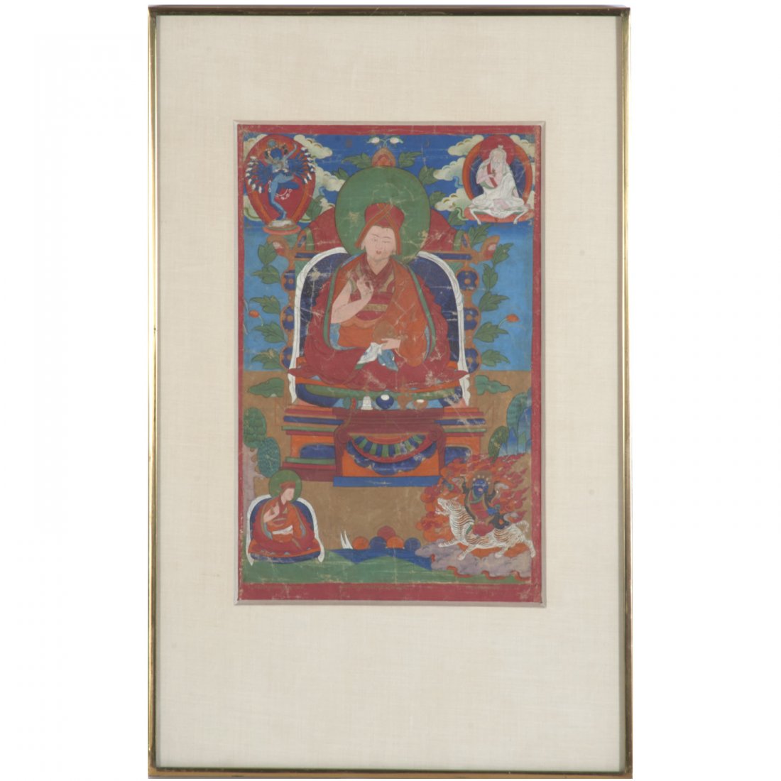 Tibetan School, Thangka painting (1 of 6)