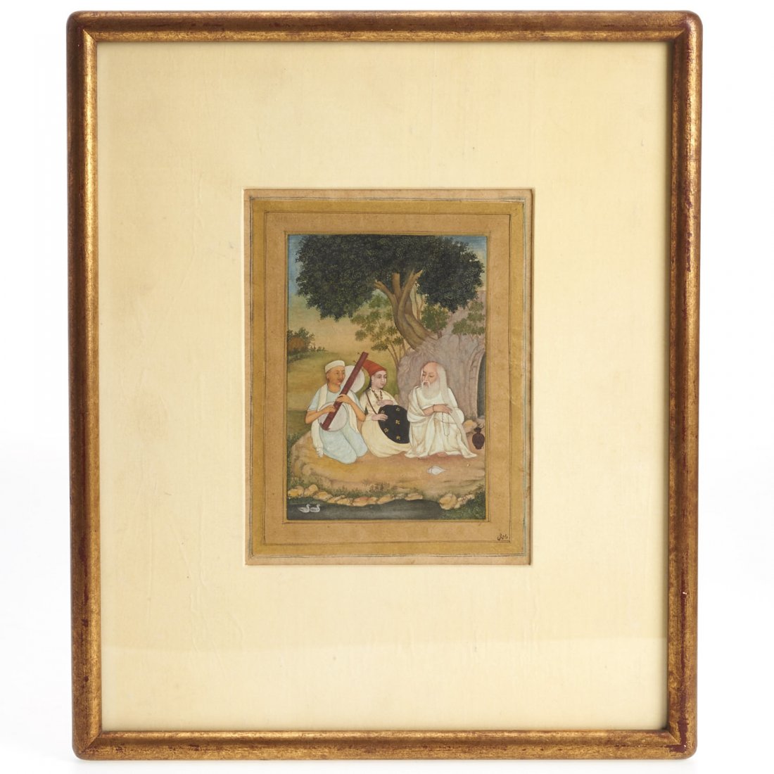 Indo-Persian School, gouache painting (1 of 6)