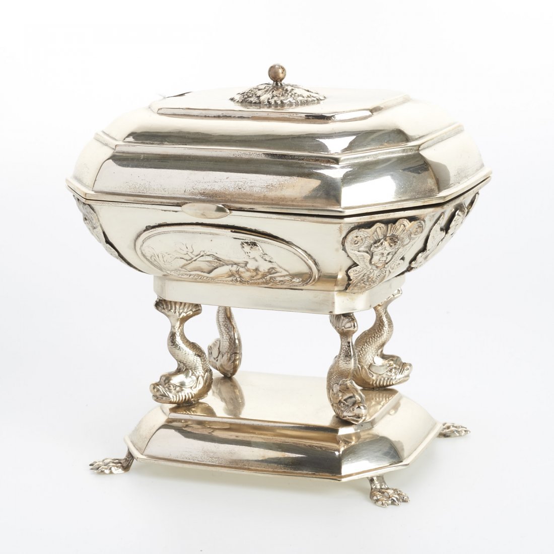 Continental Empire silver sugar box (1 of 8)