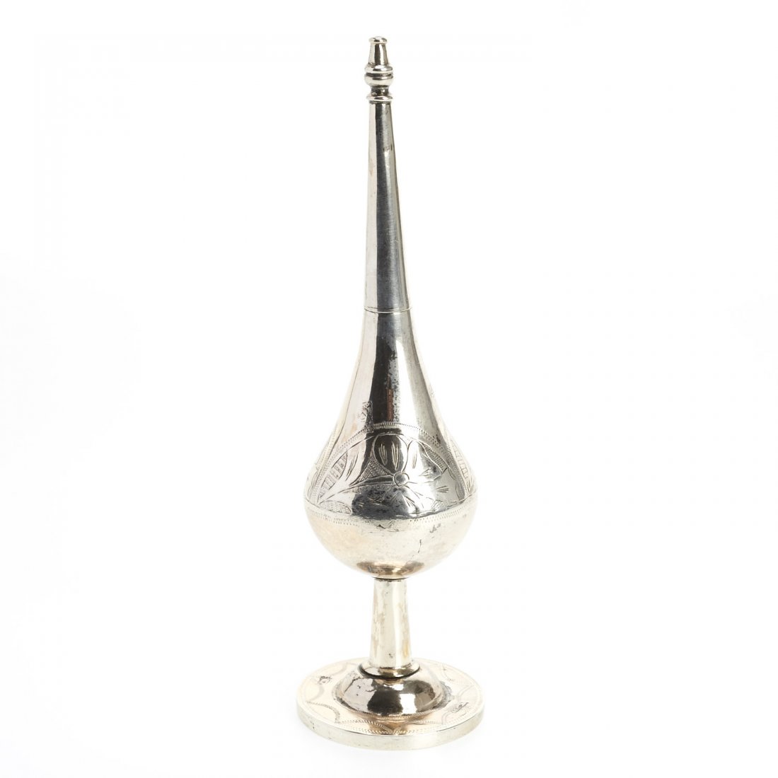 Islamic silver rosewater sprinkler (1 of 7)