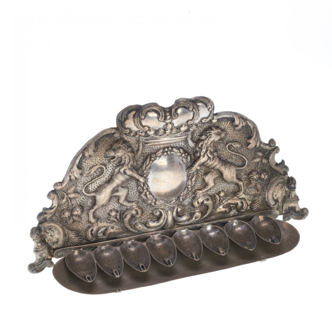Austro-Hungarian silver wall menorah (1 of 5)