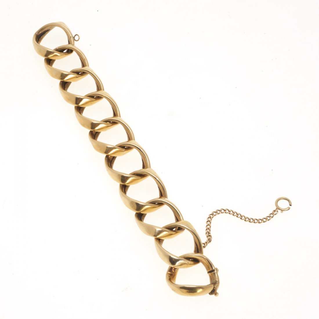 Cartier 18k gold open link chain bracelet (1 of 3)