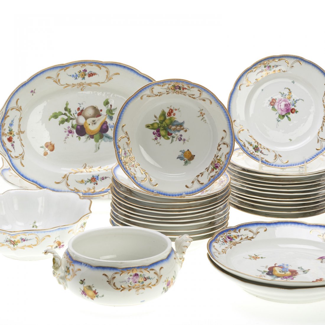 Meissen porcelain part dinner service (1 of 9)
