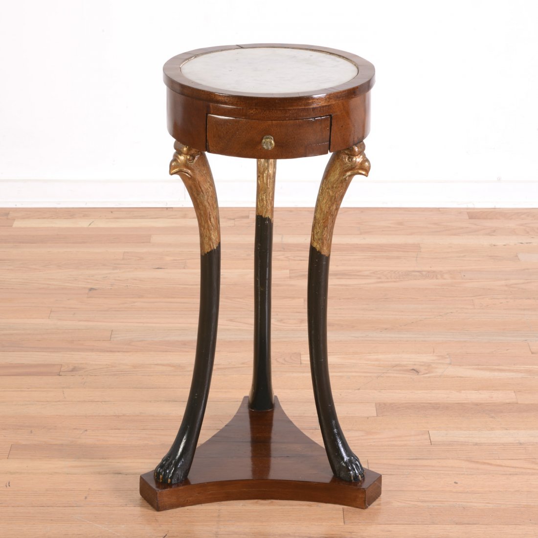 Continental Empire parcel gilt mahogany side table (1 of 9)