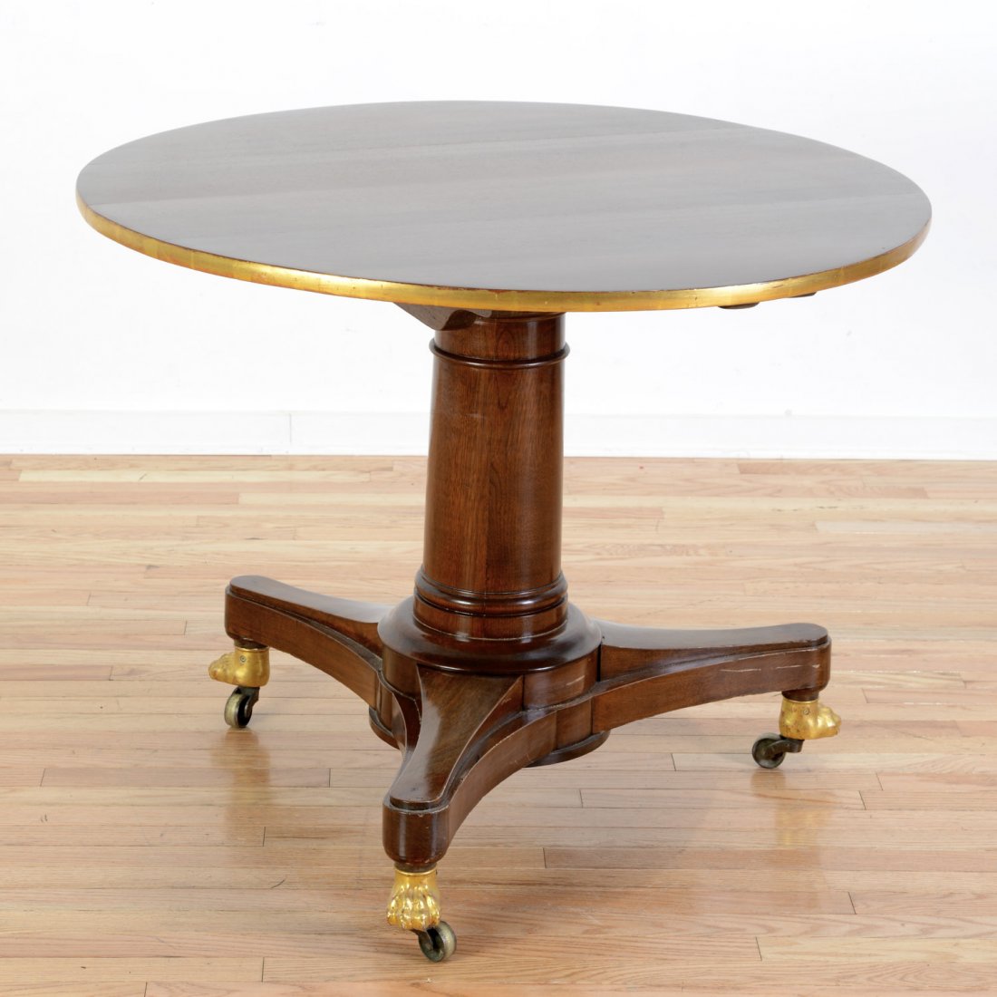Regency parcel gilt mahogany breakfast table (1 of 5)