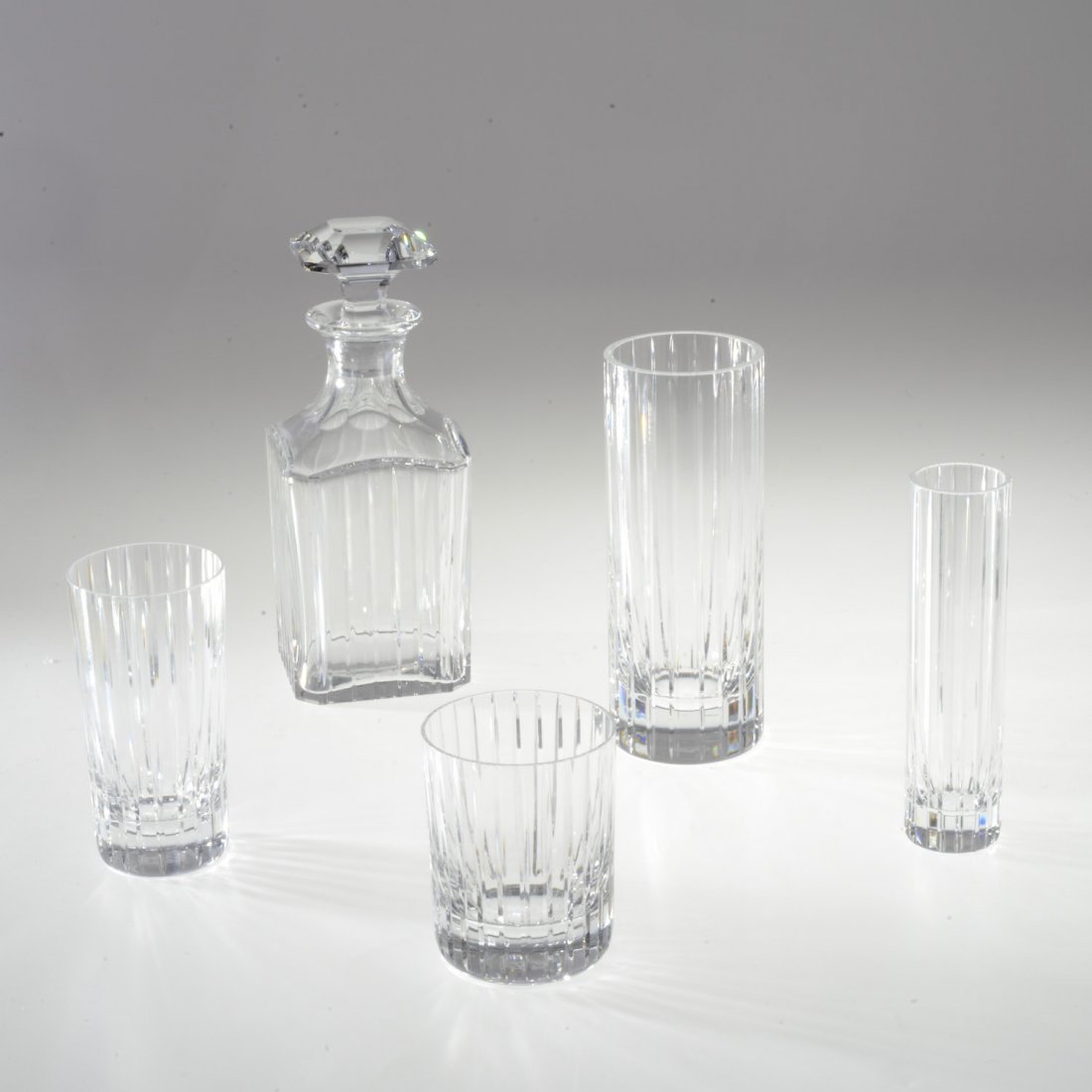 Set (22) Baccarat "Harmonie" glasses and barware (1 of 3)