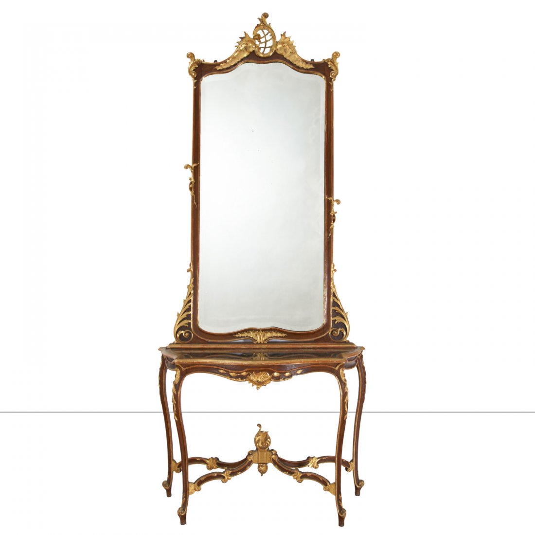 Nice Continental rococo pier table/mirror (1 of 10)