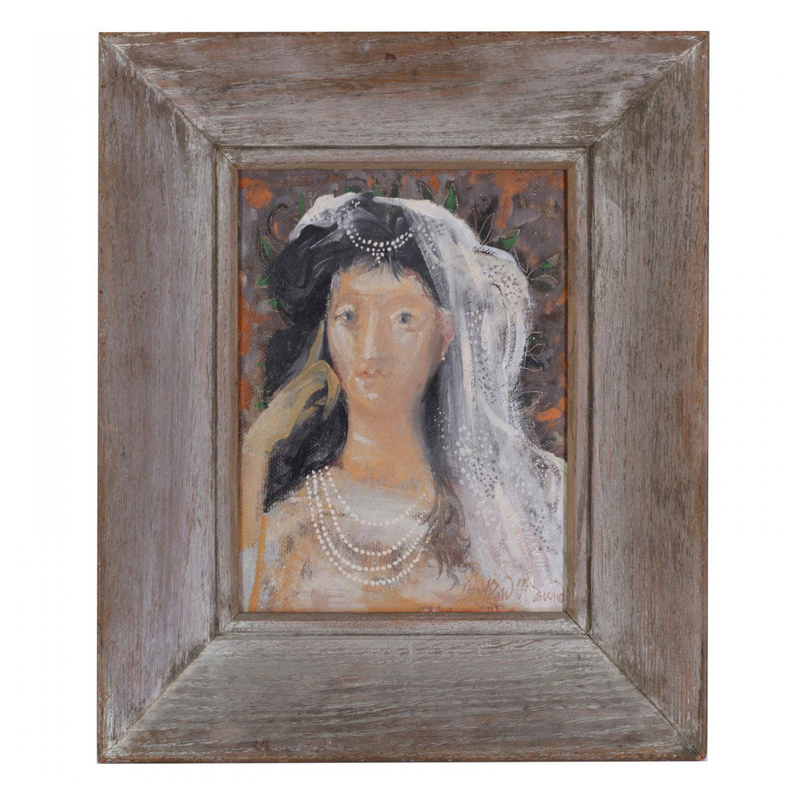 Byron Browne, painting: Byron Browne, painting, Byron Browne (American, 1907â€“1961), "N.Y.C.", 1943, oil and acrylic on board, signed "Byron Browne", lower right, signed, titled and dated "Byron Browne, 1843, N.Y.C.",