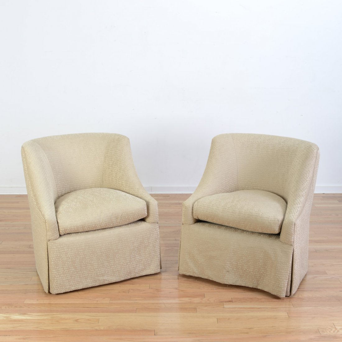 Pair J. Robert Scott "Garbo" lounge chairs (1 of 5)