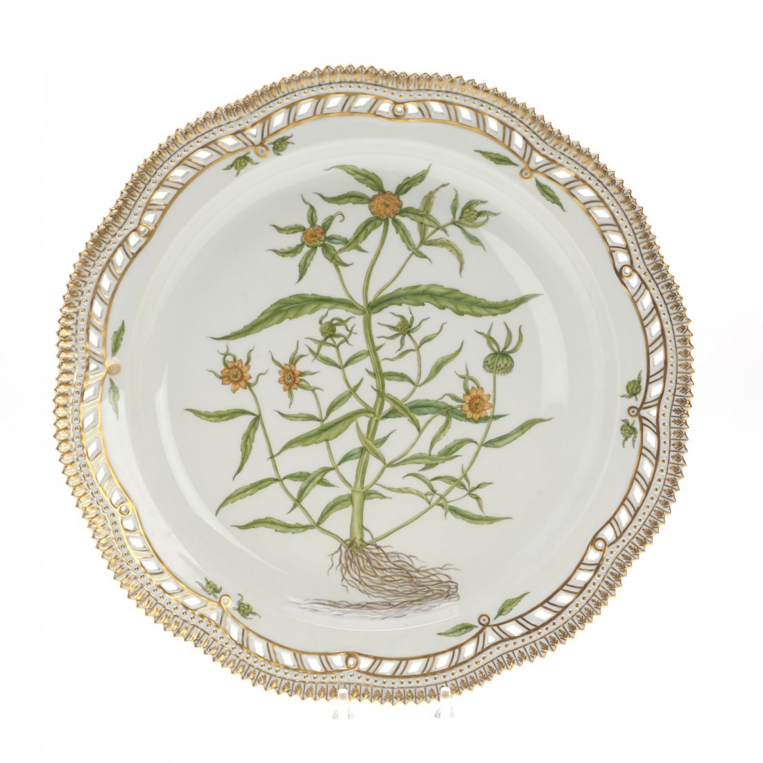 Flora Danica porcelain round platter (1 of 7)