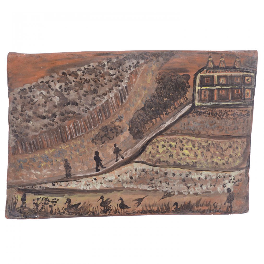 Jules Agard, 2-sided ceramic tile (1 of 4)