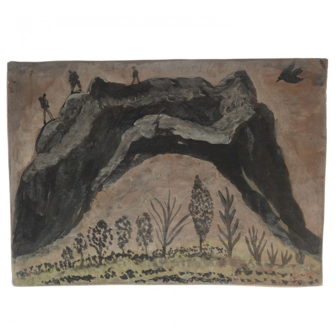 Jules Agard, 2-sided ceramic tile (1 of 5)