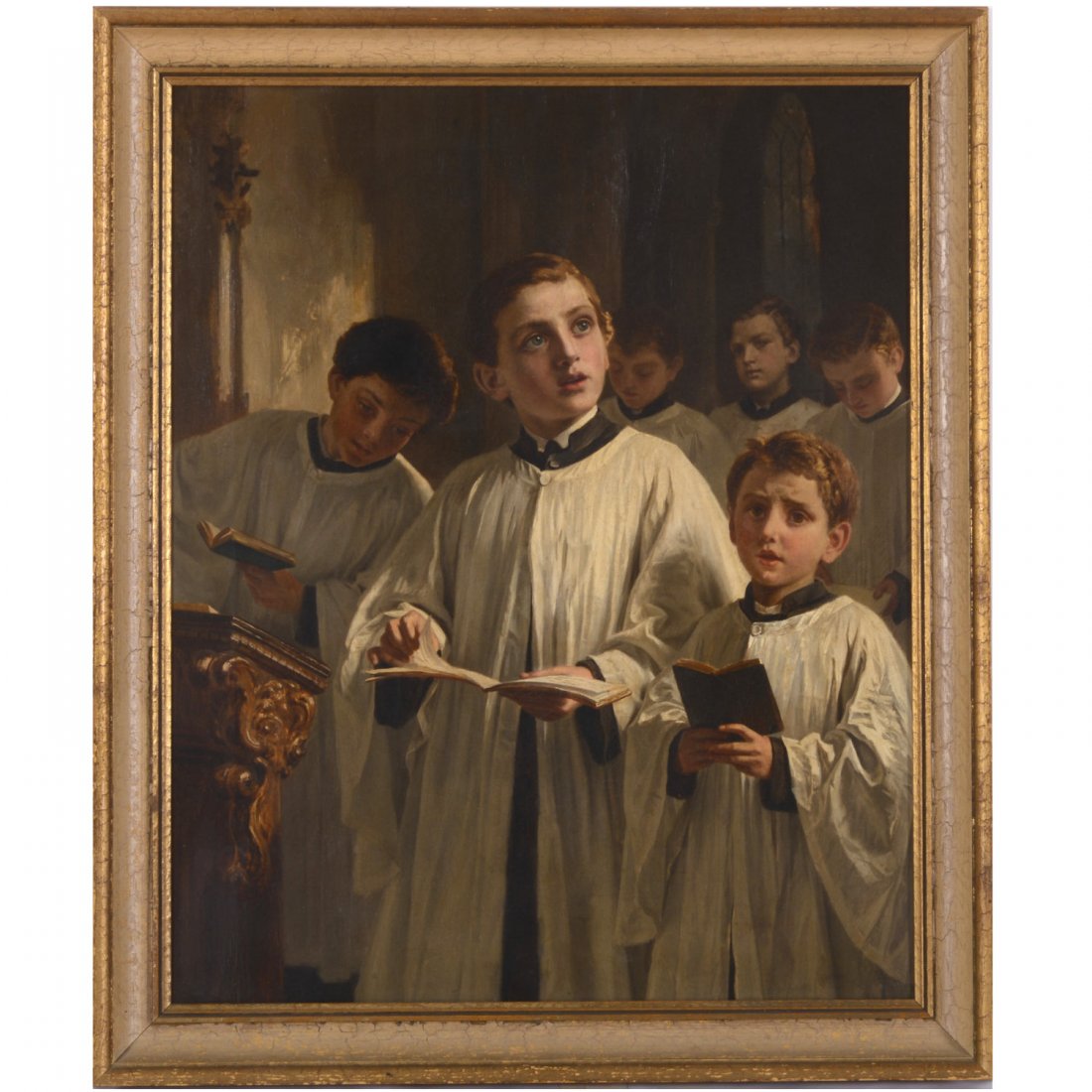 British School, painting (1 of 4)