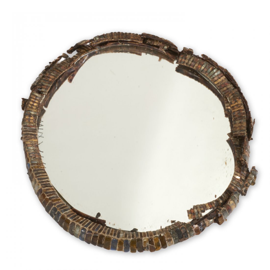 Line Vautrin talosel mirror, pre-restoration (1 of 7)