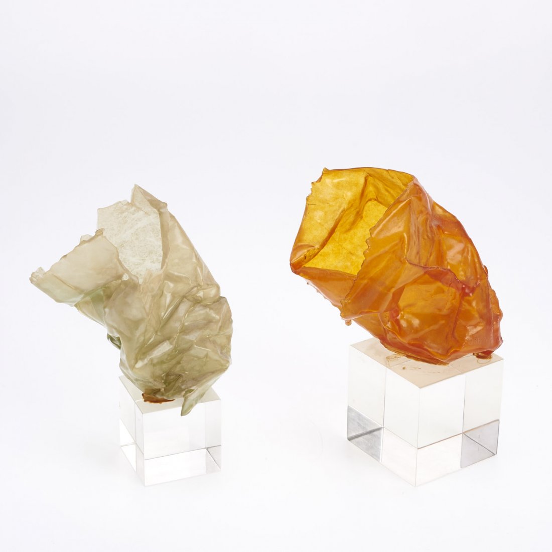 Eric Orr, (2) resin sculptures (1 of 7)