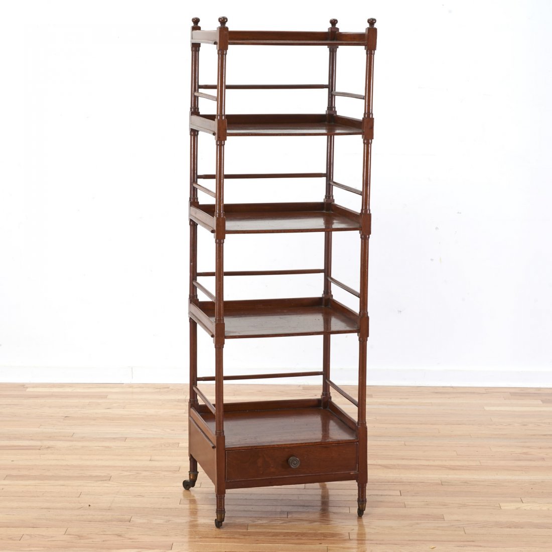Regency mahogany 4-tier etagere (1 of 7)