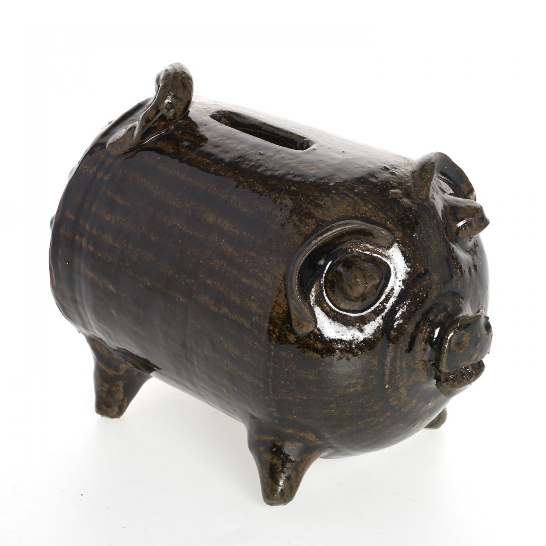 Chester Hewell unusual stoneware piggy bank (1 of 7)